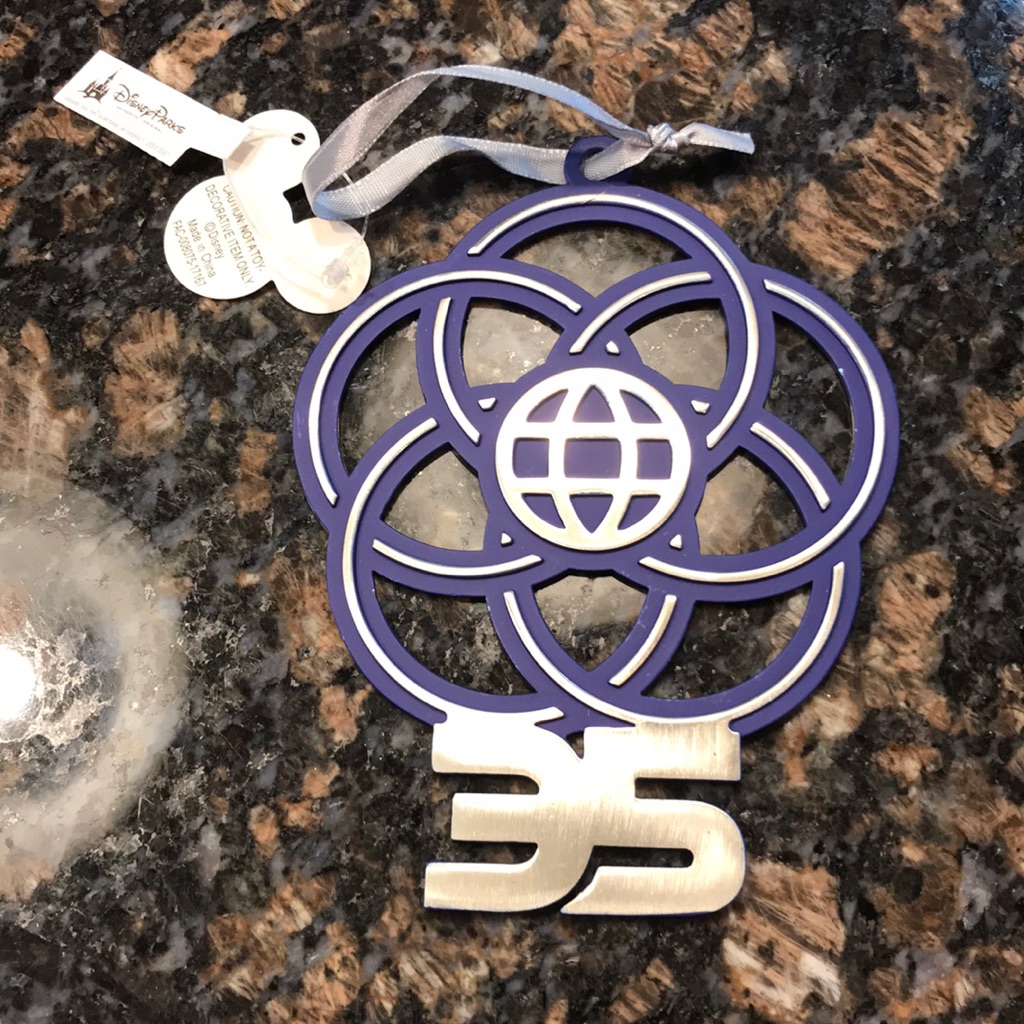 Disney Epcot 35th Anniversary Ornament New Disney Epcot 35th Anniversary Ornament New